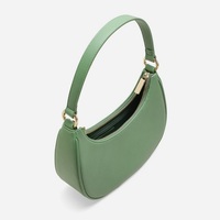 Sac à bandoulière demi-lune en cuir Pu pour femmes, sac à main personnalisé, pochette pour femmes, nouvelle collection