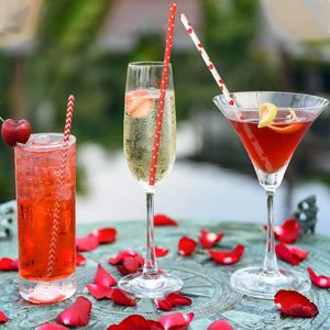 Màu Đỏ Và Trắng Sọc Giấy Uống Rơm 4 Phong Cách Tái Sử Dụng Cứng Ống Hút Cho Valentine Của Ngày Cô Dâu Tắm Đảng Ủng Hộ Nguồn Cung Cấp - Product Image 6