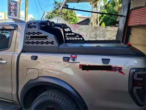 Offroad <span class=keywords><strong>4X4</strong></span> camionnettes accessoires de voiture barre de rouleau universelle avec lumière pour Hilux Revo Ranger Navara Dmax <span class=keywords><strong>4x4</strong></span> barres de rouleau en acier - Product Image 2