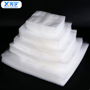 Rouleau de sacs sous vide en plastique transparent à motif maillé, qualité alimentaire, thermoscellable, PA/PE, pour saucisses, fromages et viandes cuites - Product Image 6