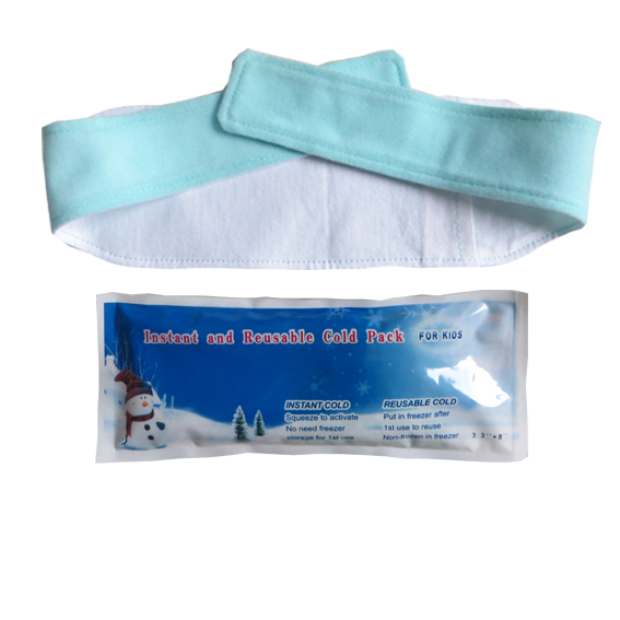 Cold Heat Pack Ice Bag for Home Use to Reduce Fever, Reduce High Body Temperature and Cool Down. Gel Ice Pack.