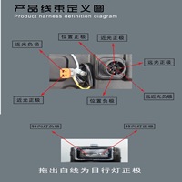 Ensemble de phares LED laser à double lentille modifiés Duff DAF XF105 12V 36W pour camion de logistique