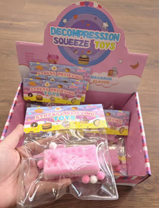 Série de jouets souples et collants en forme de nourriture colorée, type soda cracker, anti-stress, cadeau pour enfants et adultes, idéal pour les fêtes - Product Image 5