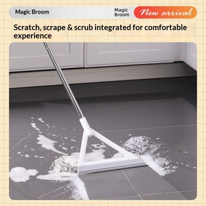 Multifunctional Magic Broom Large Handheld Waterproof Non-Stick Hair Bathroom Floor Kitchen Cleaning Water Scraper - Product Image 2