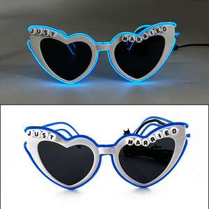 Thiết kế mới hình trái tim LED kính đám cưới vui nhấp nháy Light-Up LED kính mắt cho Đảng trang trí - Product Image 5