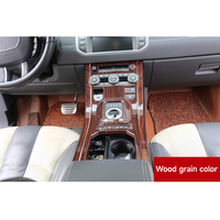 Untuk 2012-2018 Range Rover Evoque L538 Film pelindung konsol persneling Interior kayu persik lapisan pelindung roda gigi
