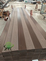 Planche de terrasse durable de 22 mm, moderne, en bois de chêne gaufré, finition brossée, imperméable, en matériau PE pour extérieur, antidérapante pour terrasse
