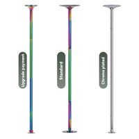 Club Gym Fitness Bar professionnel Spinning 45mm Portable Stripper Dance Pole