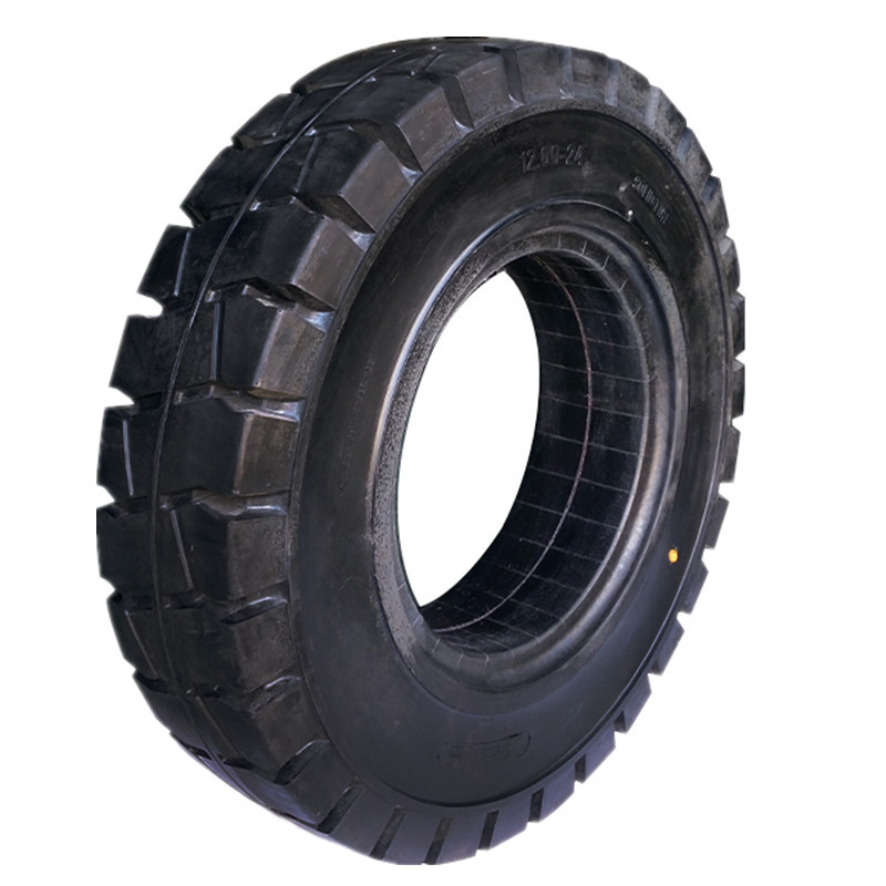 China Manufacturer Solid Rubber Tire 12.00-24  12.00x24  12x24 for Trailer Forklift and Blender Mixer