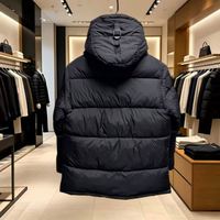 Vestes d'hiver chaudes pour hommes à prix de gros : Doudoune matelassée 2-en-1 BUR avec col intérieur à carreaux classiques