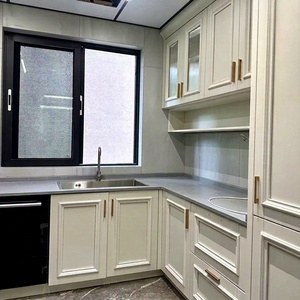 Muebles de cocina modulares americanos al por mayor, gabinetes de cocina americanos personalizables de calidad premium - Product Image 3