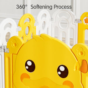 Centro de Juegos Interior Cuadrado, Parque Infantil Portátil de Plástico, Moderno, Plegable, con Barreras de Seguridad para Bebés y Niños - Product Image 6