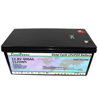 Batterie LiFePO4 12,8V 400Ah haute capacité avec une durée de vie longue, plus de 6000 cycles, adaptée aux systèmes d'alimentation électrique
