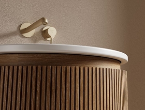 Meuble-lavabo mural moderne en PVC étanche avec vasque pour <span class=keywords><strong>salle</strong></span> <span class=keywords><strong>de</strong></span> <span class=keywords><strong>bain</strong></span> d'hôtel ou <span class=keywords><strong>de</strong></span> maison - Product Image 5
