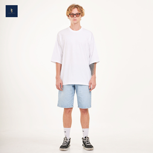 เสื้อยืดแขนยาวสำหรับผู้ชายเสื้อยืดพิมพ์ลายปักโลโก้ขนาดใหญ่พิเศษของ No.1 - Product Image 1