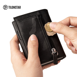 TILONSTAR TVC302f Aluminum Bank Credit Card Holder Case <b>Wallet</b> Waterproof Business Card Holder <b>RFID</b> Blocking Pop up <b>Wallet</b> - Product Image 3