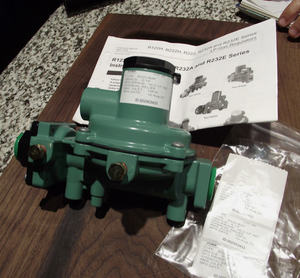 Régulateurs de gaz GPL Fisher Type R222 Série Deuxième Étape Haute Capacité pour Usage Résidentiel et Commercial Léger - Product Image 3