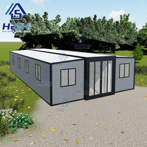 Maison conteneur extensible préfabriquée personnalisée de 20 pieds 40 pieds Chambre 2 4 5 préfabriquée Maison pliante extérieure Casa Portable - Product Image 1