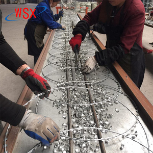 <span class=keywords><strong>Fil</strong></span> de fer barbelé plat en acier inoxydable haute résistance pour la protection des murs et des clôtures, <span class=keywords><strong>fil</strong></span> de fer barbelé plat à haute sécurité avec clips - Product Image 3