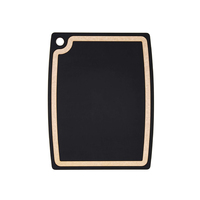 Accessoires de cuisine chinois, planche à découper sans BPA, planche à découper en fibre de bois de pin avec rainure pour le jus
