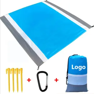 Портативный водонепроницаемый Пляжный коврик без песка с поддержкой пользовательского логотипа