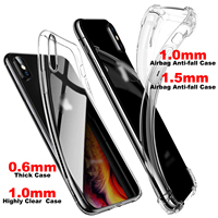 IVANHOE – coque de téléphone TPU transparente Ultra mince pour iPhone 7 8 Plus, étuis transparents pour iPhone Xs 11 Pro Max X XR 6s 6 5s