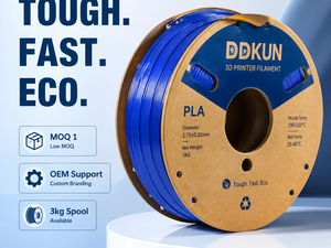 Filamento PLA Básico DDKUN para Impresora 3D, 1.75mm, 1kg, Alta Resistencia, Alto Flujo, Ecológico, para Bambu Lab y Creality - Product Image 1