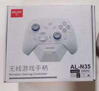 Manette de jeu sans fil AOLION N35 BT 5.3 avec joysticks à effet Hall, vibration, gyroscope, RGB, Type-C, compatible PC, Switch, Android, iOS