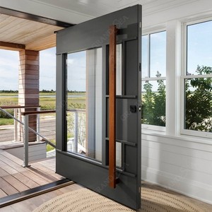 Smart Security Entrance Pivot Door <strong>System</strong> with Fingerprint Lock &amp; Video <strong>Intercom</strong> - Product Image 2