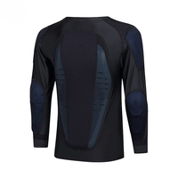 Veste de protection intégrale à manches longues en EVA rembourrée pour moto et ski, avec protections poitrine, dos et coudes – Vente en gros