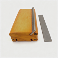 Lime à biseauter les frettes de guitare 3-en-1 en acier à haute teneur en carbone 3 ° 23 ° 35 °   Lime à bords inclinés multi-angles, outils professionnels de réparation de guitare