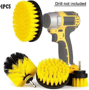 Drill Home Cleaning <b>Brush</b> Attachments Set Scrub Pads Sponge <b>Power</b> Scrubber Cleaning <b>Brush</b> With Extend Long Attachment - Product Image 5