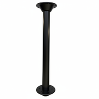 Kit de support de table pour l'intérieur de la voiture, pieds de table détachables en alliage