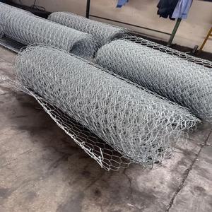 Maille de fil galvanisé et rouleau de maille de <span class=keywords><strong>gabion</strong></span>, filet de protection contre les chutes de pierres, <span class=keywords><strong>gabion</strong></span> renforcé - Product Image 3