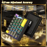 Clavier de jeu RVB filaire à une main AJAZZ AK029 OEM à échange à chaud, 29 touches, taux de polling HI-FI 8000 Hz, interrupteur magnétique RT 0,01 mm