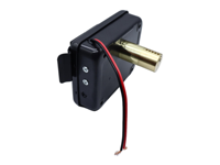 Serrure électrique de sécurité pour portails et portes, cylindre en laiton poli, à clé, 5 clés en fer, antivol, durable, noir LCKLUX