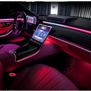 Gran oferta W223 iluminación LED ambiental activa 64 colores LED multicolor para <span class=keywords><strong>Mercedes</strong></span> <span class=keywords><strong>Clase</strong></span> S MAYBACH S480 accesorio Interior de automóvil - Product Image 4