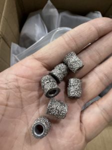 Perline Diamantate da 11,5mm a Doppio Strato Brasate Sottovuoto OEM per Estrazione del Marmo, Filo Diamantato per Sega FAITHFUL - Product Image 5
