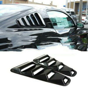 Side <strong>Vent</strong> <strong>Window</strong> Quarter Scoop, Louver Covers <strong>Vent</strong> for 05-14 Ford Mustang - Product Image 2