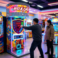Bornes de frappe d'arcade à monnayeur, affichage du score, en métal, garantie 1 an, équipement de divertissement pour enfants, directement de l'usine