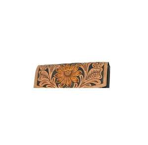 กระเป๋าคลัทช์ผู้หญิงคุณภาพพรีเมียม สีน้ำตาล หนังแท้ลายดอกทานตะวัน  งานฝีมือลายวัว  ผลิตโดยผู้ผลิตชาวอินเดีย - Product Image 2