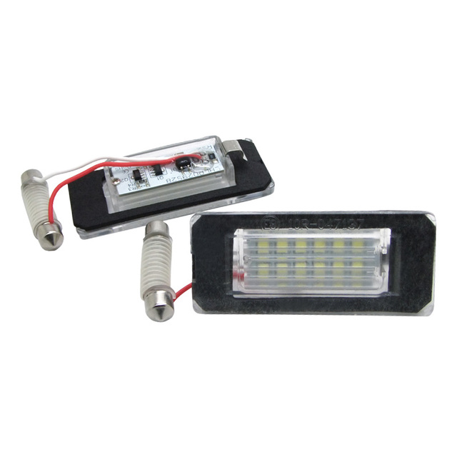 JSG E-mark Super Bright LED License Plate Lamp Mini Cooper R56 R57 R58 R59 Register Light Auto Exterior Auto Exterior Lighting