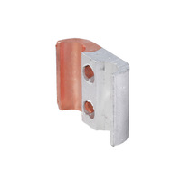 Colliers et attaches du fabricant : Collier de câble en cuivre et aluminium JBTL, Colliers parallèles en aluminium à diamètres croisés