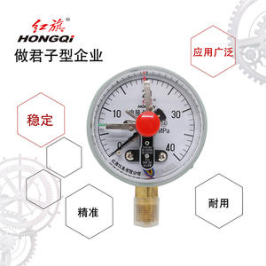 Hongqi เครื่องวัดความดัน YXCJ-100รีเลย์แม่เหล็ก G1/2 SPDT ความแม่นยำ1.6 24V IP54 - Product Image 4