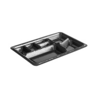 Boîte à bento PP 7 compartiments, alimentaire, durable, alternative au polystyrène, Ecotainer, alternative au polystyrène pour boîte à lunch