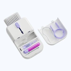 Nouvel ensemble de brosses de nettoyage multifonctionnelles, brosse pour clavier, brosse pour appareil photo, fournitures de nettoyage pour clavier d'ordinateur, fournitures de nettoyage pour écouteurs - Product Image 5