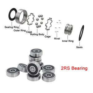 Abec SMR104 4x10x4mm Hybrid Abec 9 4x10x4 Ceramic Bearing ON Sale