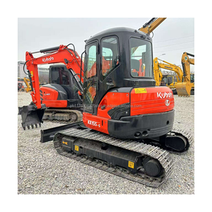 Excavadora Mini Usada Kubota Kx155-3sz Kx165-5 Kx163 Kx185, Maquinaria Importada de Japón, Caja de Cambios, Bomba y Rodamientos Originales, Fácil Maniobrabilidad - Product Image 1