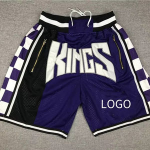 Short de sport de basket-ball ample imprimé de style rétro pour hommes Évacuation de l'humidité Pantalon d'entraînement antibactérien respirant à séchage rapide - Product Image 1