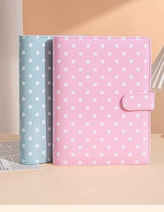 Raccoglitore per Pianificazione Finanziaria A5 con Copertina in Pelle PU a Motivo a Pois, con Molteplici Scomparti per Carte, Registro Contabile Staccabile e Quaderno da Lavoro - Product Image 6